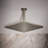 Honesty 10" Single-Function Wall or Ceiling-Mount Square Rainhead, Square Rain Showerhead 2.5 GPM-50499140