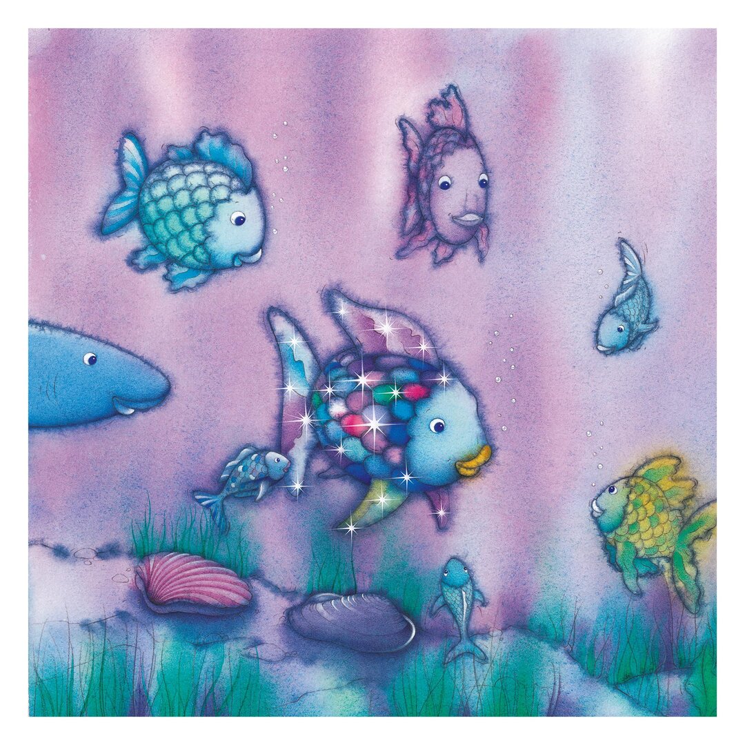 Strukturierte Tapete The Rainbow Fish - Underwater Paradise 1,92 m x 192 cm