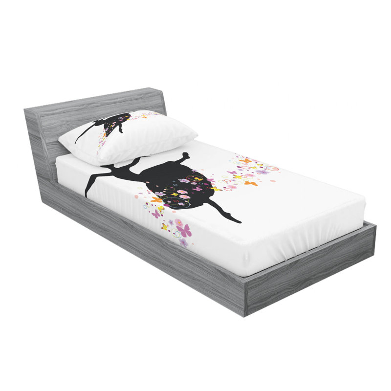 Microfiber Sheet Set, Twin XL Sheet Set with Fitted Sheet