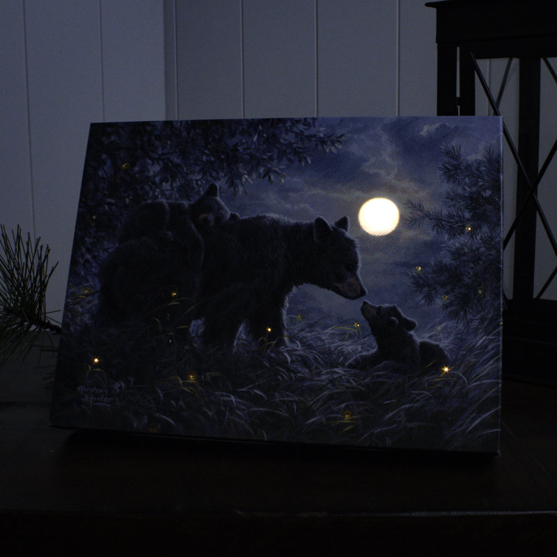 Time to Rest 8x6 Lighted Tabletop Canvas
