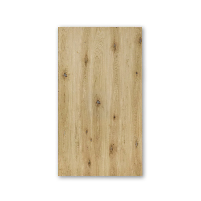 Anco Oak Rectangular Wood Top Dining Table with Steel Base, 76H x 160L x 90W cm, Natural Oil