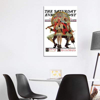 Trois victoriens - reproduction d'art mural - toile tendue