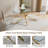 Dederick Glass Top Metal Base Dining Table-1986295953
