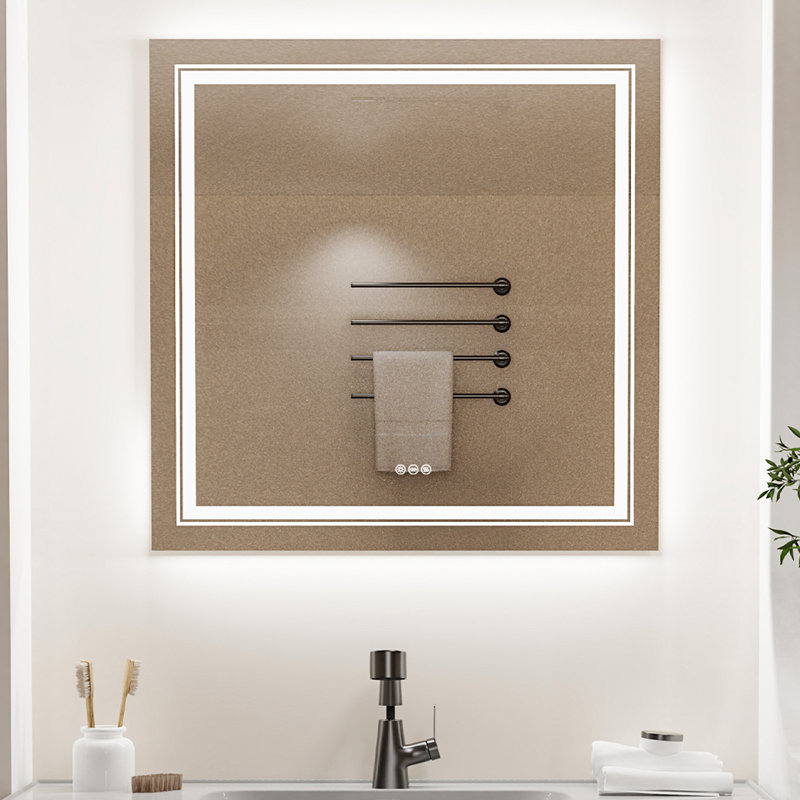 Lekya Wall Mirror, 90cm H x 90cm W