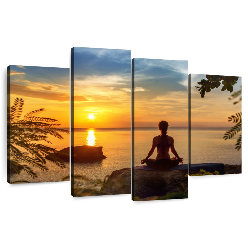 Kerrick Sunset Yoga, 27" H x 43" W