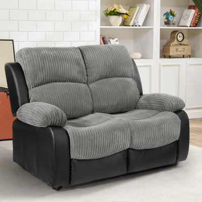 Hedgar 2 Seater Faux Leather Loveseat
