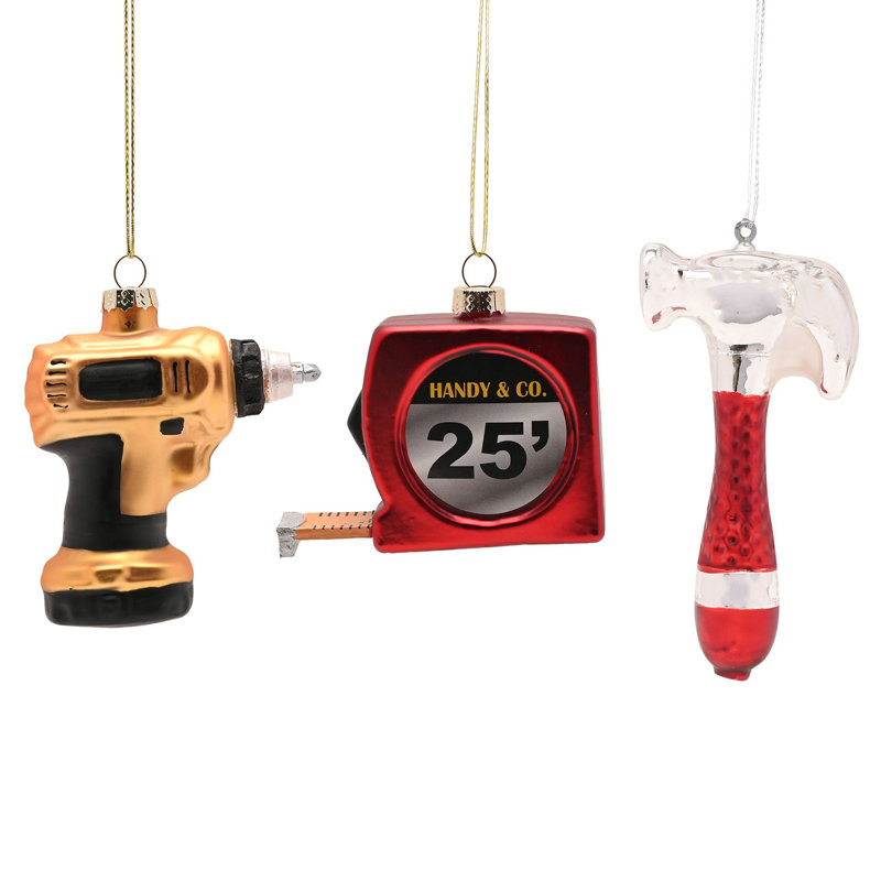 19cm Abstract Glass Novelty & Humour Hanging Figurine Ornament
