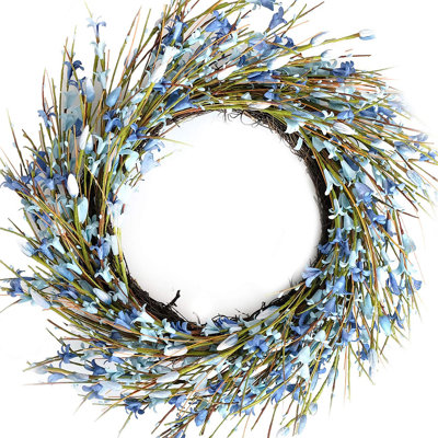 18inch Artificial Forsythia Flower Wreath
