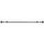Tringle à rideaux simple métallique 1 po-685706774