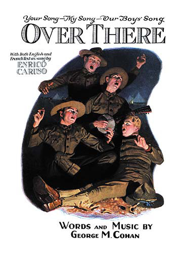 « over it » par norman rockwell, affiche rétro, H 42 po x l 28 po x P 1,5 po