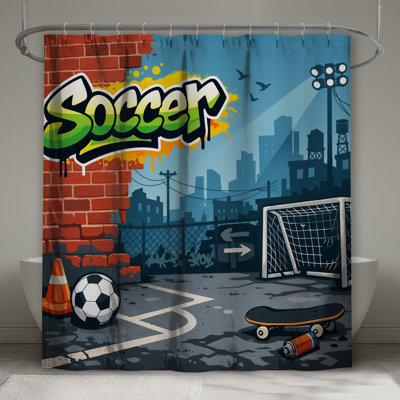 Rideaux de douche Urban Soccer