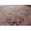 Tapis de salle à manger, tapis turc, kilim, tapis rétro, tapis oriental orange, tapis Oushak