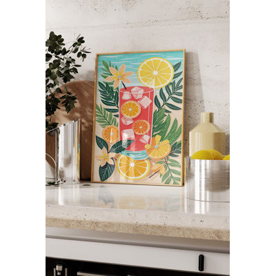 Peinture décorative encadrée