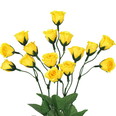 Bouquet de roses artificielles