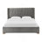 Modern Upholstered Platform Bed With Corduroy Wing Headboard-109801229-109801238