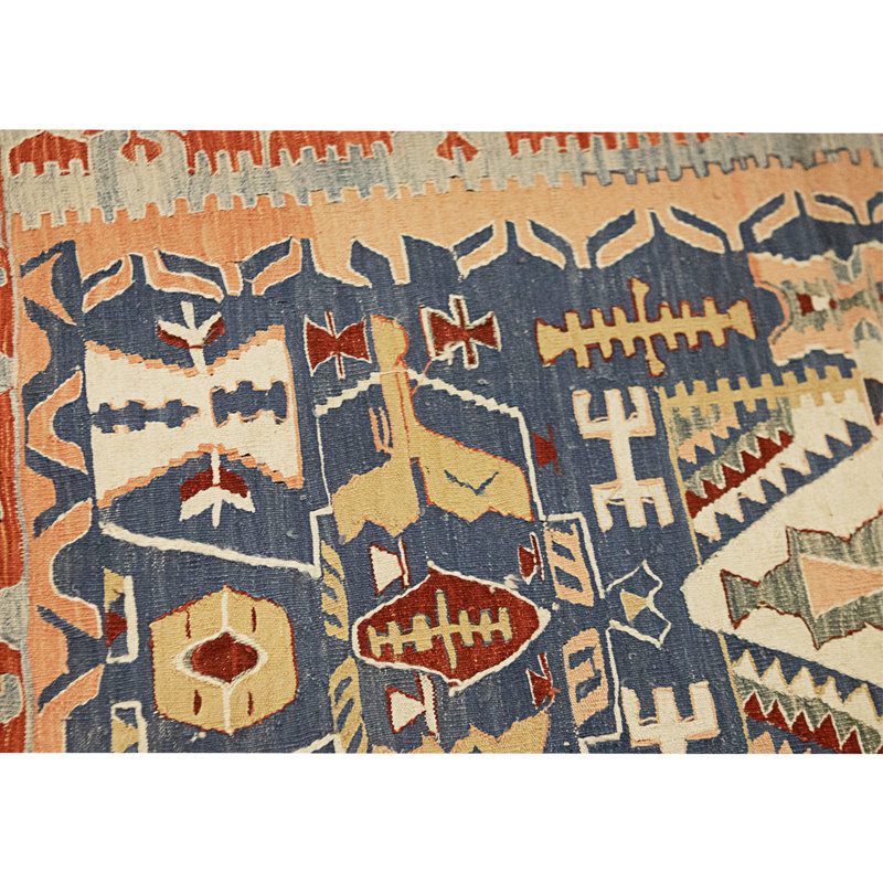 Hand Knotted Wool Area Rug