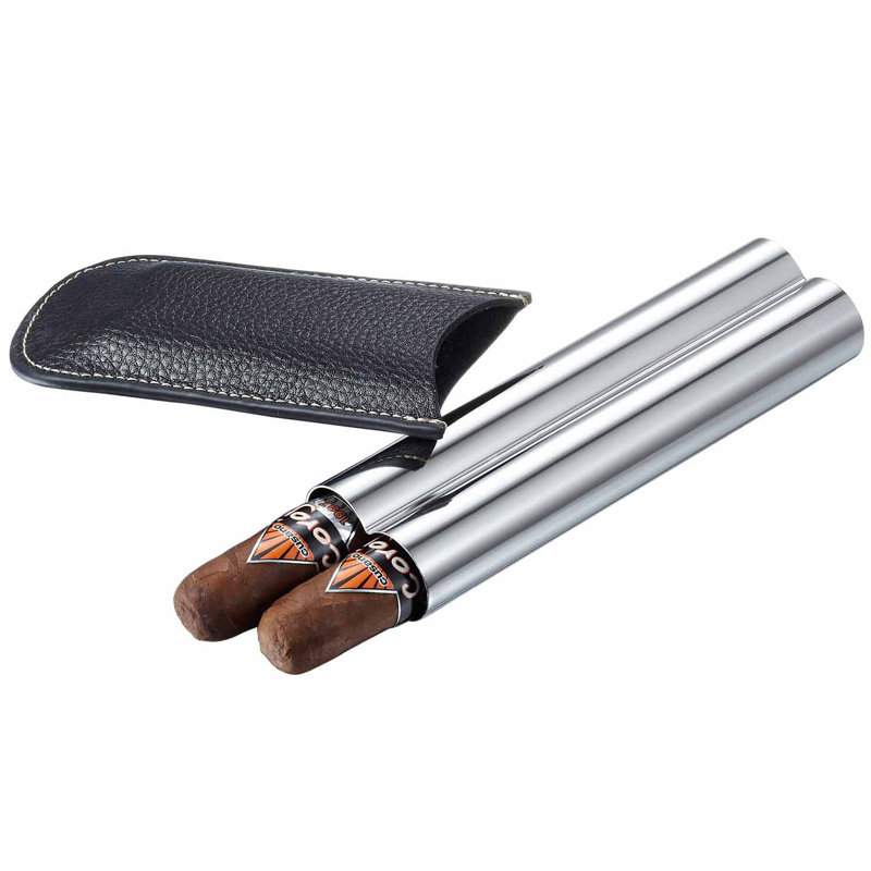 Stainless Steel Cigar Case, Yes, Georgia