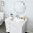 36'' Engineered Stone Single Bathroom Vanity Top with Sink – For Vanity Replacement, No Cabinet