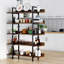Bookshelf Bookcase Storage Rack Standing Shelf 5-Tier Industrial Bookcase Honesdale