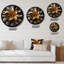 Horloge murale dorée-93383573
