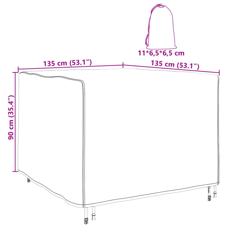 Outdoor Log Rack Cover