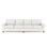 Leroy Rolled Panel-Arm Extra Long Sofa with Bun Feet