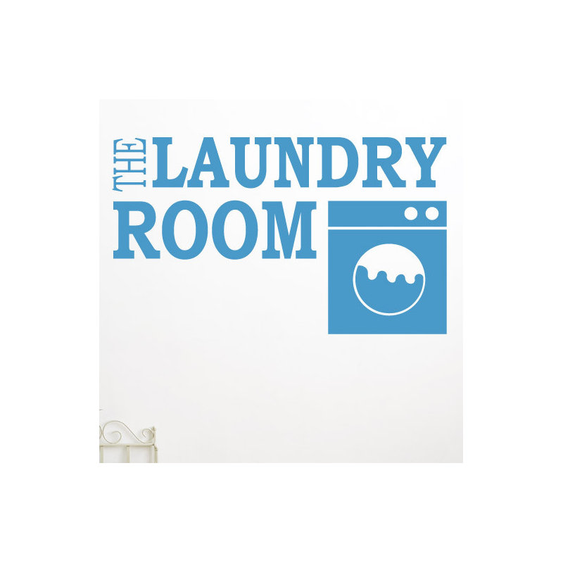Non-Wall Damaging Wall Decal, Blue, Large