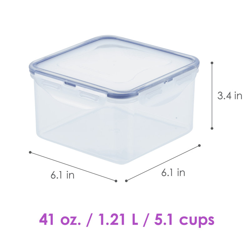 Easy Essentials™ Food Storage - Set of 4 Containers and 4 Lids
