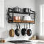 Iron Rectangle Wall Mounted Pot Rack
