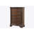Traditional Style 5-Drawer Chest With Metal Drawer Pulls