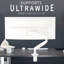 Support pour écran de bureau blanc VIVO Ultrawide avec bras à ressort pneumatique
