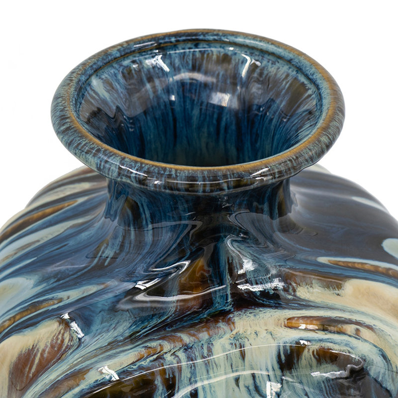 Reactive Glazed Degraff with sturdy base