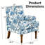 Fauteuil d'appoint rembourré avec garniture cloutée