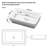 19"X12" White Semi-Recessed Ceramic Bathroom Sink - Countertop Vessel Design-123626465