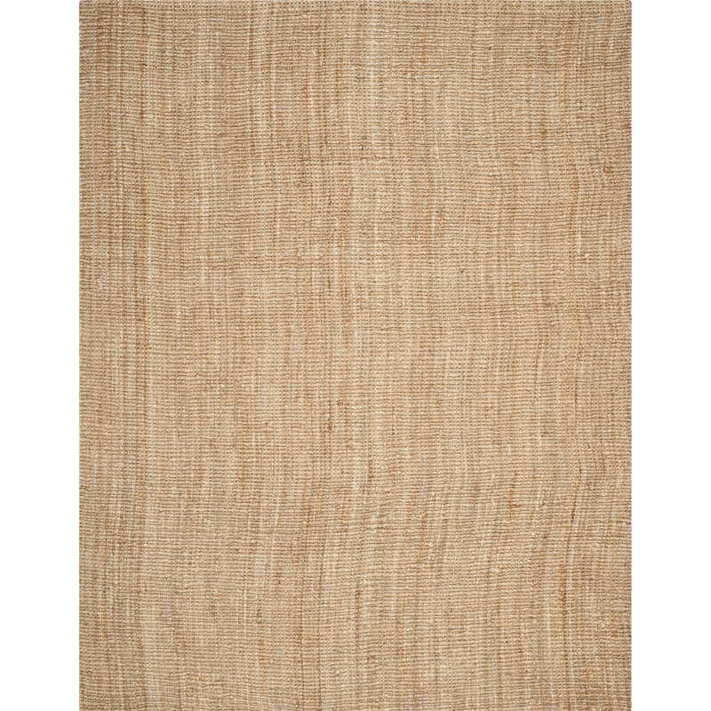 Alda Erroll Pollux Machine Made Power Loom Jute Area Rug, Square 9'