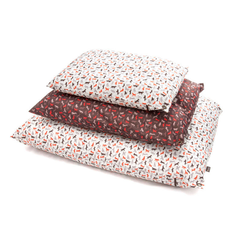 Lit-coussin pour chien Scout & About, Petit (H 7,87 po x l 28 po x p 20,5 po), Brun