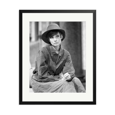Audrey Hepburn on set