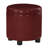 Ahl Arsy 15.75'' Wide Faux Leather Round Storage Ottoman with Reversible Tray Lid-1828331937