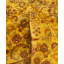 Overdyed Hand-Knotted Wool Modern-Contemporary Yellow Area Rug 8' 1" x 8' 1"