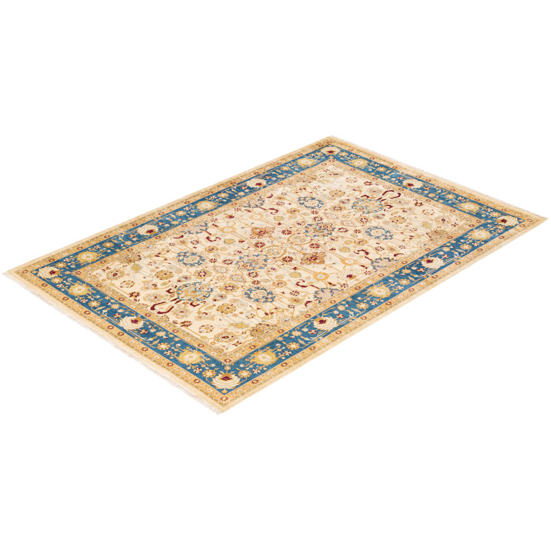 Classic One-of-a-Kind 6' 1" X 8' 10" Hand Knotted Area Rug