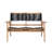 Gabriellia 47.24'' Wide Acacia Loveseat