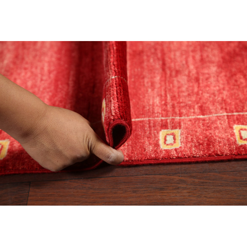 Tapis rouge rouge Gabbeh Kashkoli