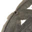 3 ornements muraux en métal texturé en plumes texturées