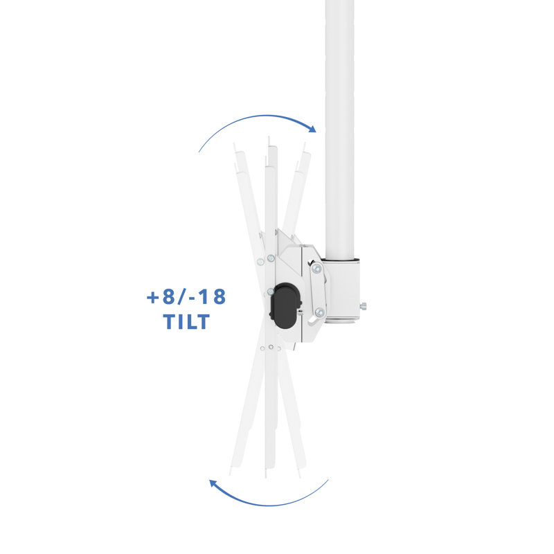Full Motion Ceiling TV Mount With Long Extension