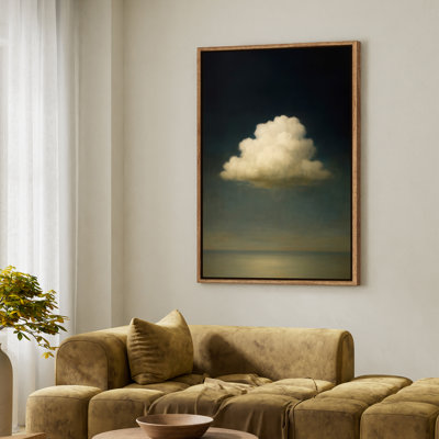 Framed Canvas Wall Art - Vintage Abstract Wall Prints for Bedroom - 24"x36"