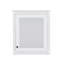 Armoire à pharmacie 24 po x 27 po avec miroir et miroir de salle de bain-877040456