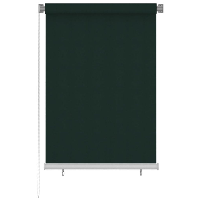 Semi Sheer Roller Blind, 140 cm L x 100 cm W, Dark Green