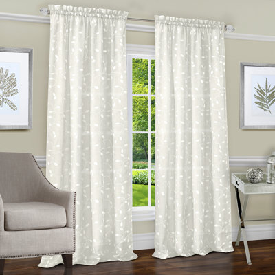 Clancy Semi Sheer Curtain Single Panel