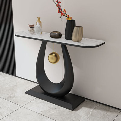 Console de style français en pierre frittée