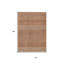 Tapis intérieur lavable 10 pi x 14 pi à chevrons orange et ivoire